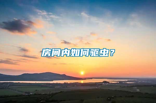 房間內如何驅蟲？