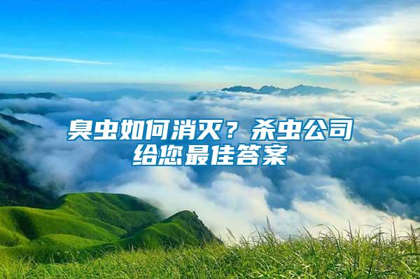 臭蟲(chóng)如何消滅？殺蟲(chóng)公司給您最佳答案