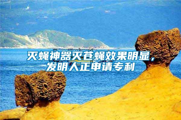 滅蠅神器滅蒼蠅效果明顯，發(fā)明人正申請專利