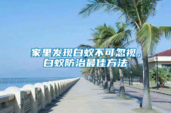 家里發(fā)現(xiàn)白蟻不可忽視，白蟻防治最佳方法