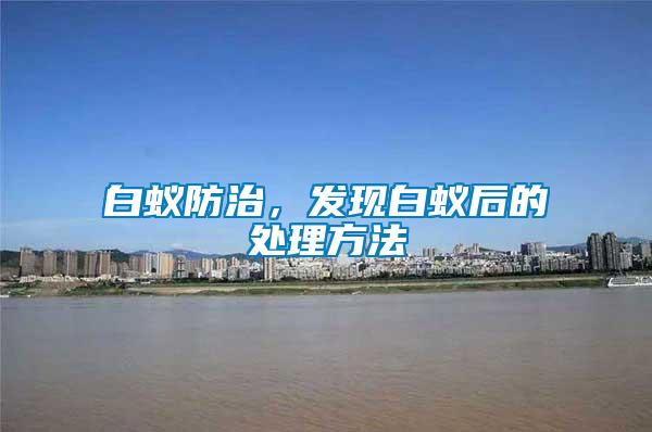 白蟻防治，發現白蟻后的處理方法