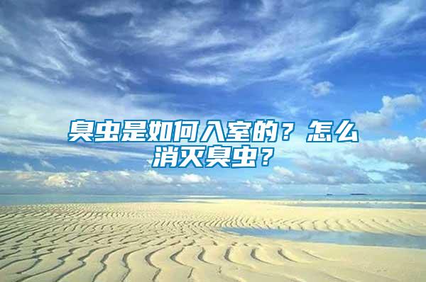 臭蟲是如何入室的？怎么消滅臭蟲？