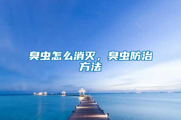 臭蟲怎么消滅，臭蟲防治方法