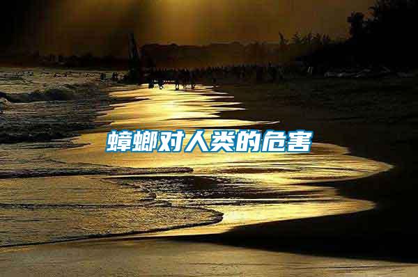 蟑螂對(duì)人類的危害