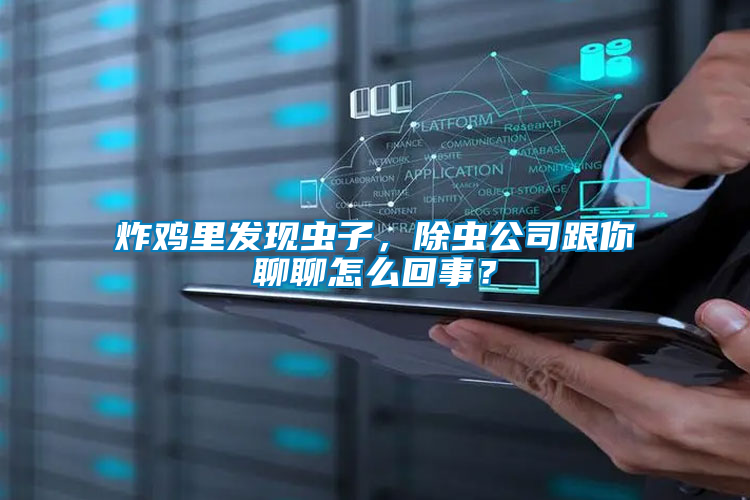 炸雞里發(fā)現(xiàn)蟲子，除蟲公司跟你聊聊怎么回事？