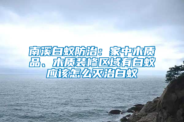 南溪白蟻防治：家中木質品、木質裝修區域有白蟻應該怎么滅治白蟻